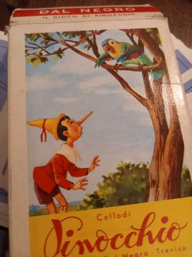 Carte gioco pinocchio - carte,