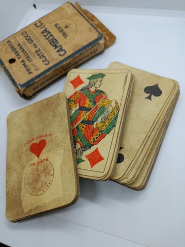 Carte gioco genovesi inizio - carte,