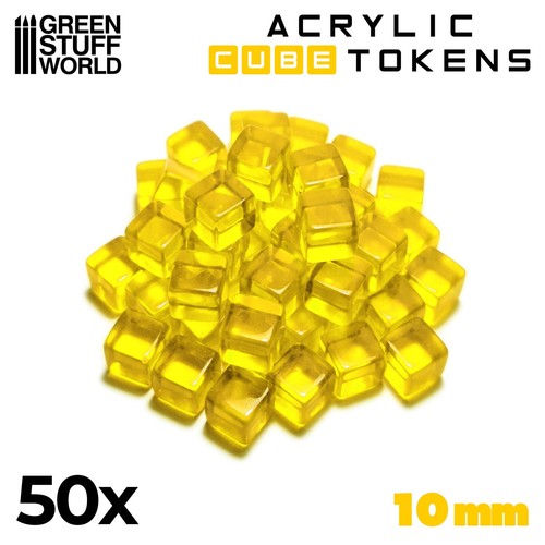 Tokens gettoni cubi gialli - gettoni,