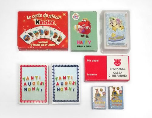 Lotto carte gioco 8 pezzi - lotto,