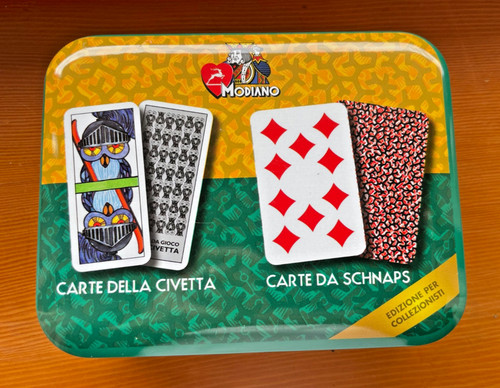 Carte gioco modiano della - da,
