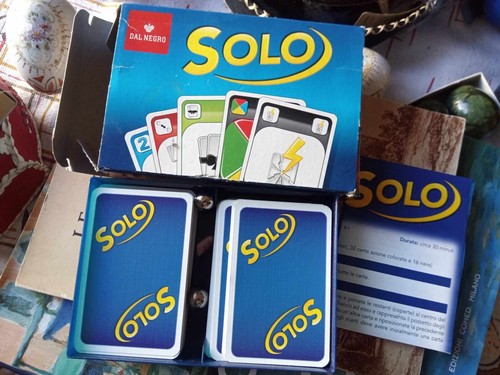 Carte gioco solo - dal, negro