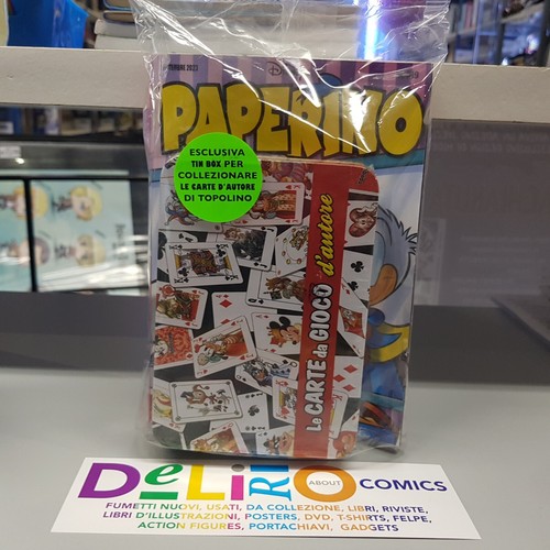 Paperino tin box carte - +,