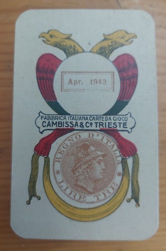 Antico mazzo carte - mazzo, di