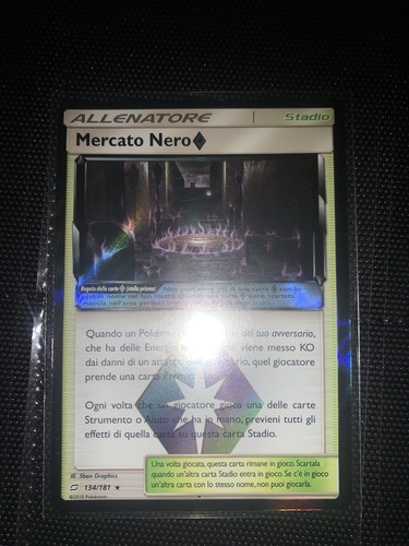 Carta pokemon mercato nero - carta,