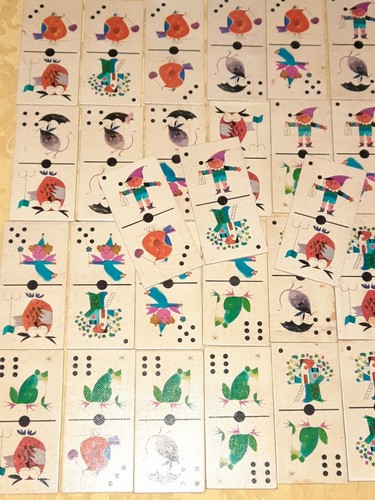 Vecchio gioco carte cartoncino - gioco,