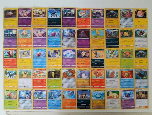 Lotto carte pokemon sole - 50,